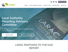 Tablet Screenshot of larac.org.uk